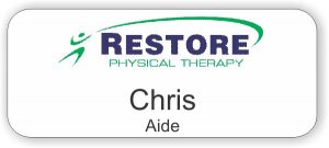 (image for) Restore Physical Therapy White Badge