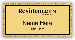 (image for) Residence Inn Gold Bling Badge