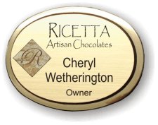 (image for) Ricetta Artisan Chocolates Gold Executive Oval