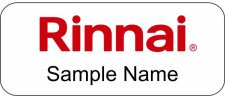 (image for) Rinnai Standard White badge with Rounded Corners