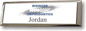 (image for) Risinger Orthodontics Small Executive Silver Badge