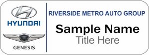 (image for) Riverside Metro Auto Group Standard White badge