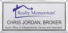 (image for) Realty Momentum Executive Silver Badge with Logo/Tagline