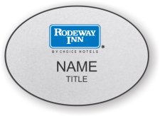 (image for) Rodeway Inn Oval Silver Badge