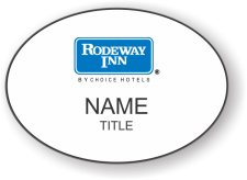 (image for) Rodeway Inn Oval White Badge