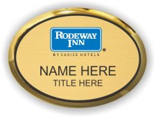 (image for) Rodeway Inn Gold Oval Executive Badge