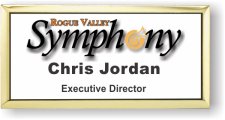 (image for) Rogue Valley Symphony White Badge on Gold Frame