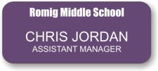 (image for) Romig Middle School Purple Badge