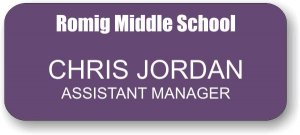 (image for) Romig Middle School Purple Badge