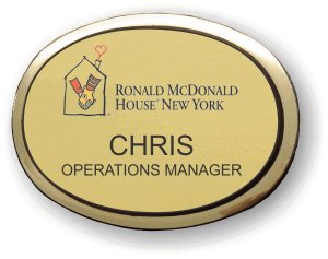 (image for) Ronald McDonald House New York Gold Oval Executive Badge