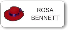 (image for) Rosa Bennett White Badge