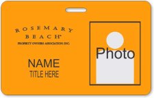 (image for) Rosemary Beach POA Photo ID Horizontal badge