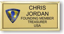 (image for) Rotary Global History Fellowship Logo A Gold Executive Badge