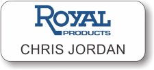 (image for) Royal Products Standard White badge