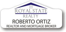 (image for) Royal State Realty White Shaped Badge
