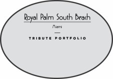 (image for) Royal Palm South Beach Oval Silver Logo Only Badge