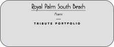 (image for) Royal Palm South Beach Silver Logo Only Badge