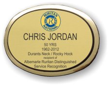 (image for) Ruritan National Gold Oval Ececutive Badge