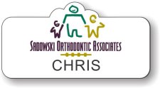 (image for) Sadowski Orthodontic Associates Shaped White Badge