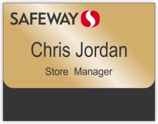 (image for) Safeway Gold Pocket Name Badge
