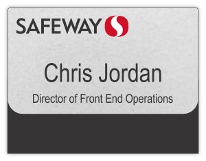 (image for) Safeway Silver Pocket Badge