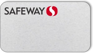 (image for) Safeway Silver Logo Only Name Badge