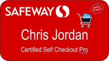 (image for) Safeway Self Checkout Pro Red Badge