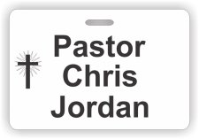 (image for) Saint James Lutheran Church White Pastor Badge