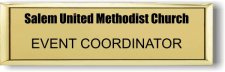 (image for) Salem United Methodist Church Small Gold Executive Badge