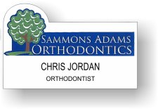 (image for) Sammons Adams Orthodontics Shaped Badge