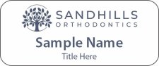 (image for) Sandhills Orthodontics Standard White Badge