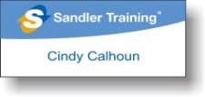 (image for) Sandler Training Blue and White Badge