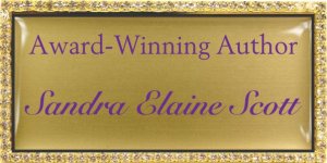 (image for) Sandra Elaine Scott Bling Gold badge