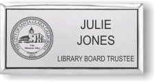 (image for) Santa Clara City Library Silver Executive Badge