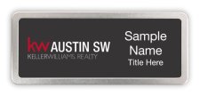 (image for) Keller Williams Austin SW Prestige Satin Anodized Black Badge