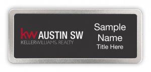 (image for) Keller Williams Austin SW Prestige Satin Anodized Black Badge