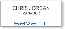 (image for) Savant Systems White Badge