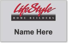 (image for) LifeStyle Home Builders Shaped Silver badge