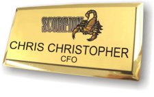 (image for) Scorpion Truck Bed Linings Gold Executive Badge