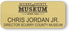 (image for) Scurry County Museum Gold Badge