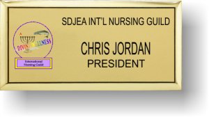 (image for) SDJEA Int\'l Nursing Guild Executive Gold Badge