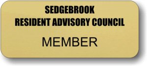 (image for) Sedgebrook Resident Advisory Council Gold Badge