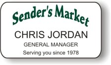 (image for) Sender's Market White Badge