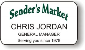 (image for) Sender\'s Market White Badge