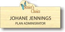 (image for) Senior's Choice Gold Shaped Badge