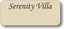 (image for) Serenity Villa Ivory Badge