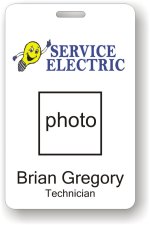 (image for) Service Electric Photo ID Badge