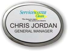 (image for) ServiceMaster Clean Disaster Restoration Executive Silver Oval Badge
