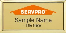 (image for) Servpro Executive Gold Name Badge