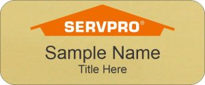 (image for) Servpro Standard Gold Name Badge